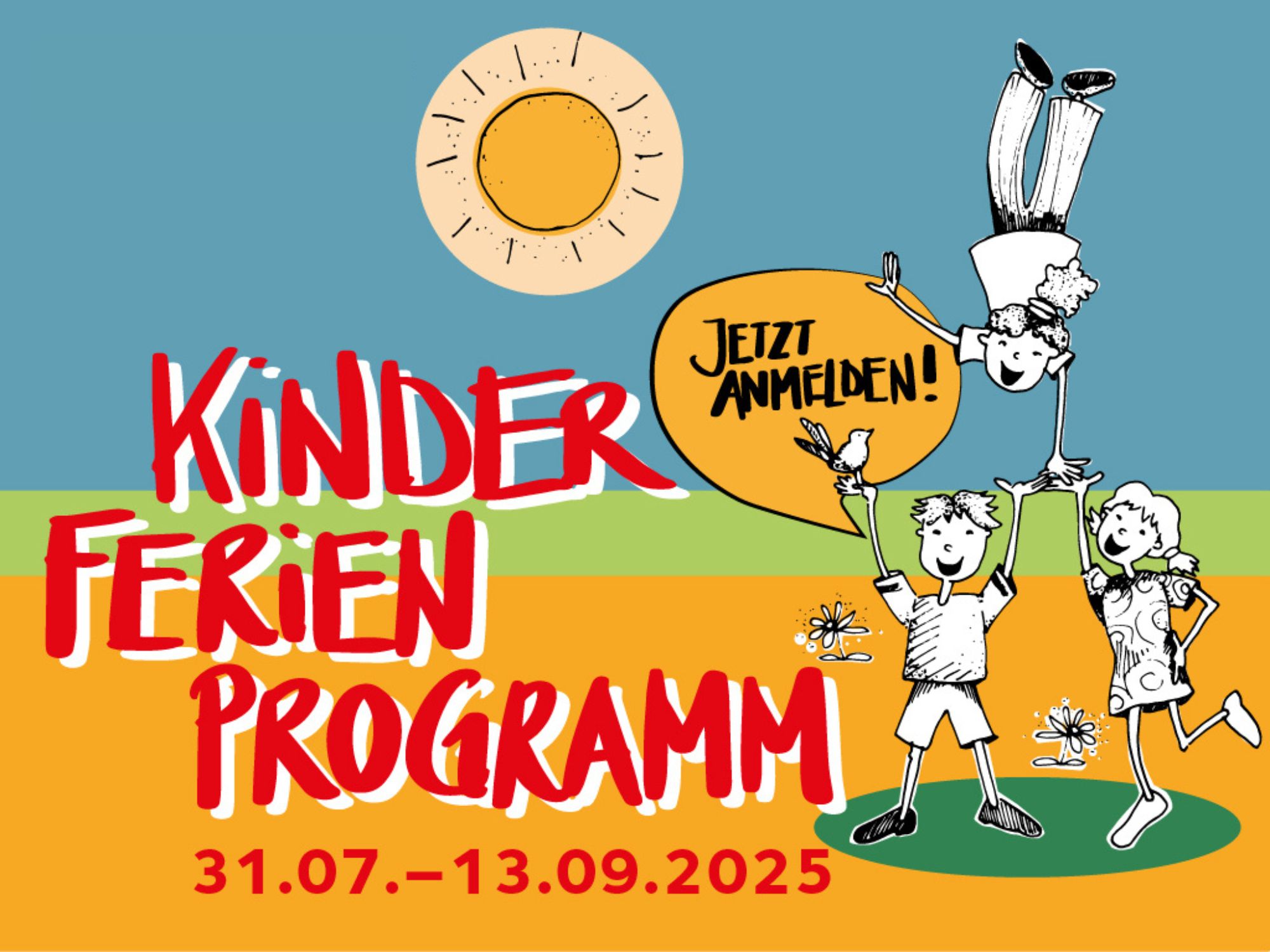 Flyer zum Kinderferienprogramm