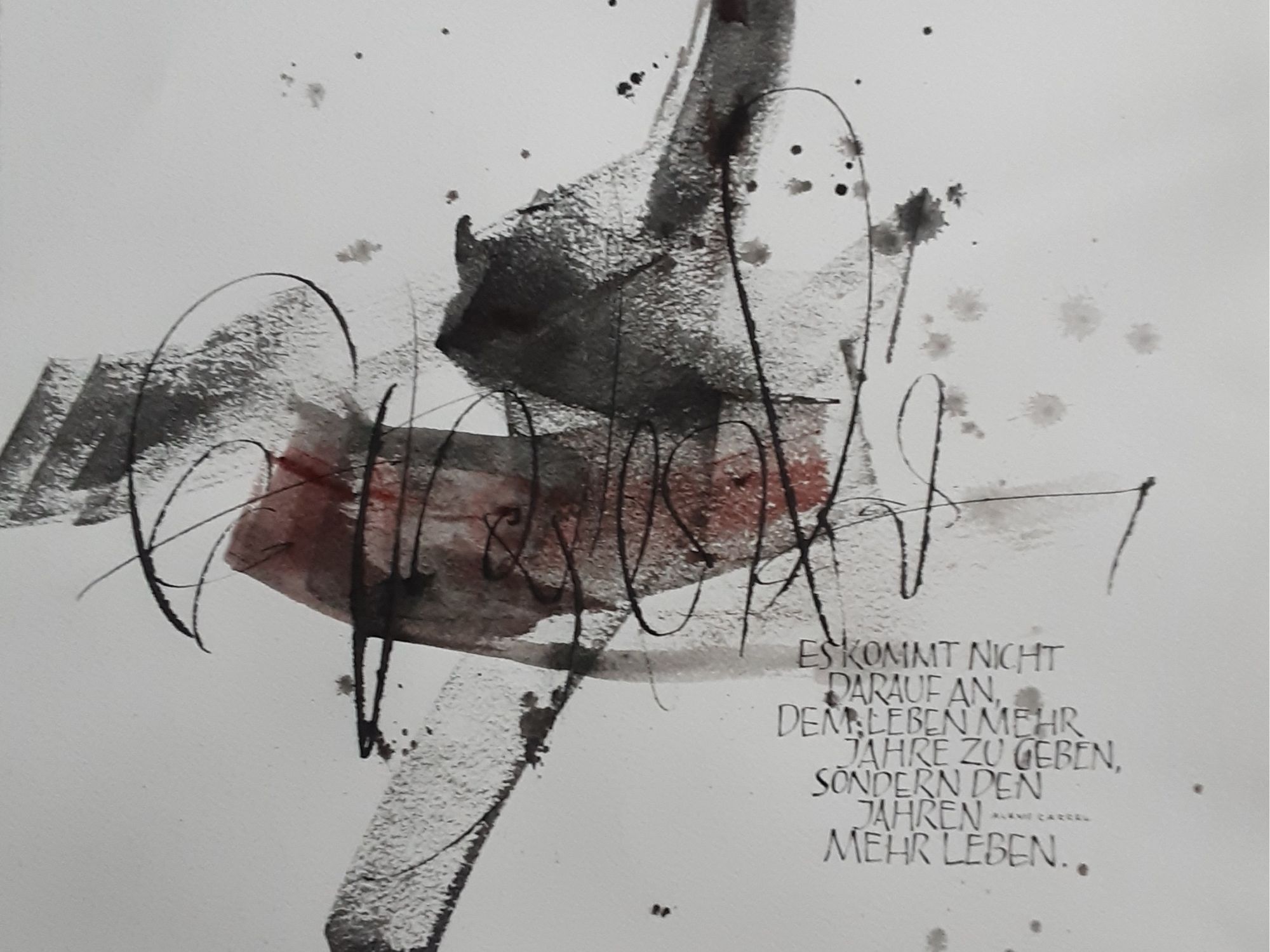 Eine abstrakte Form von Leichtigkeit