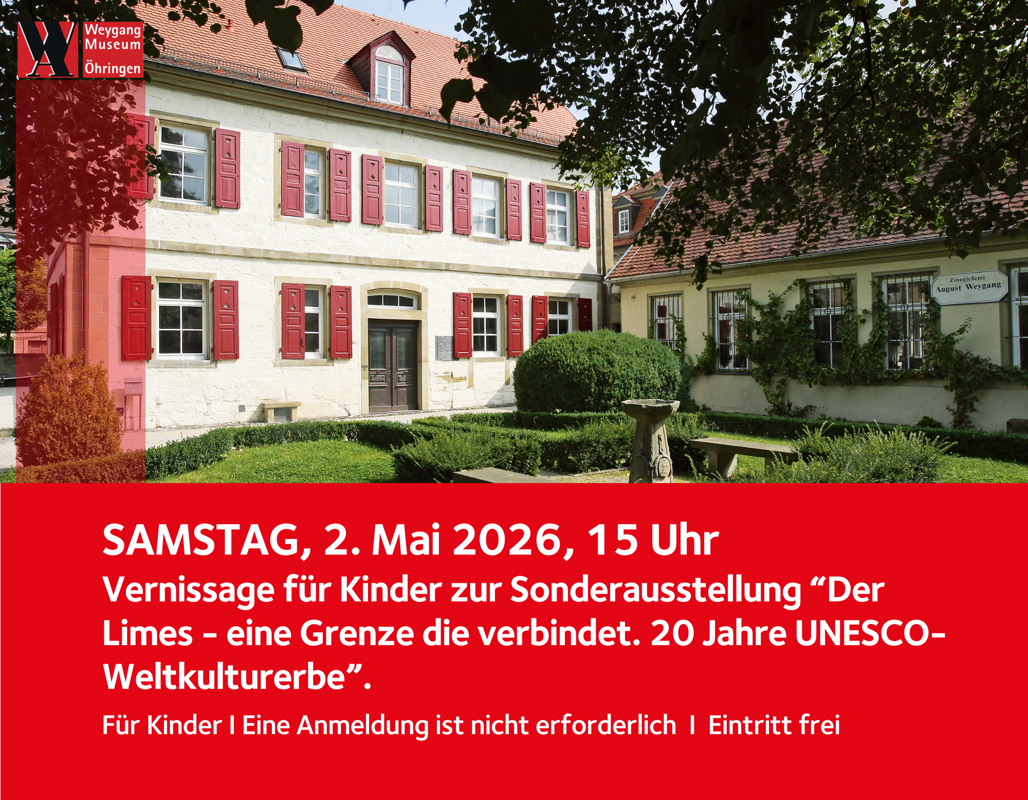 Terminankündigung Vernissage für Kinder