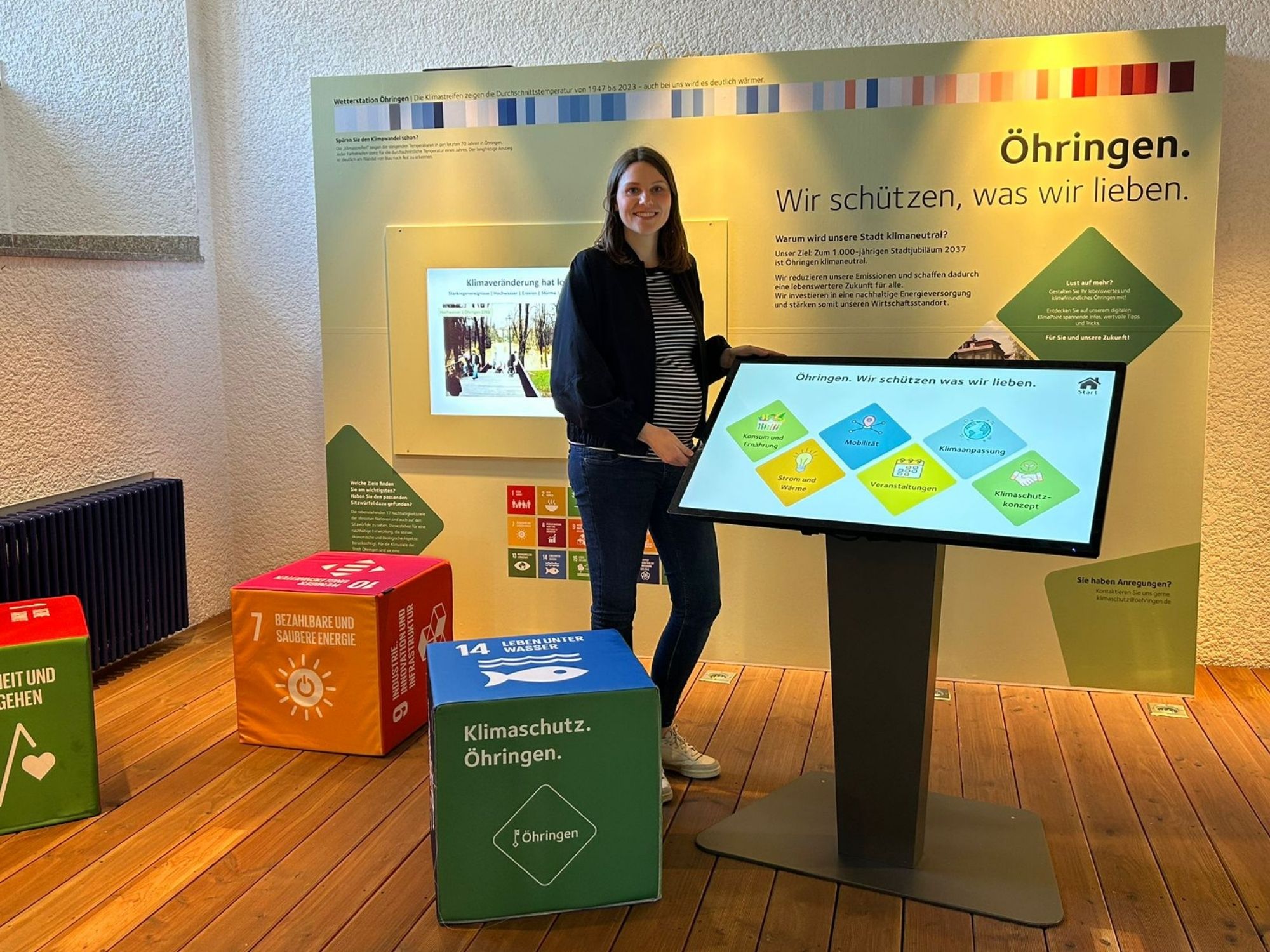 Eine Spraydose verziert eine Wand