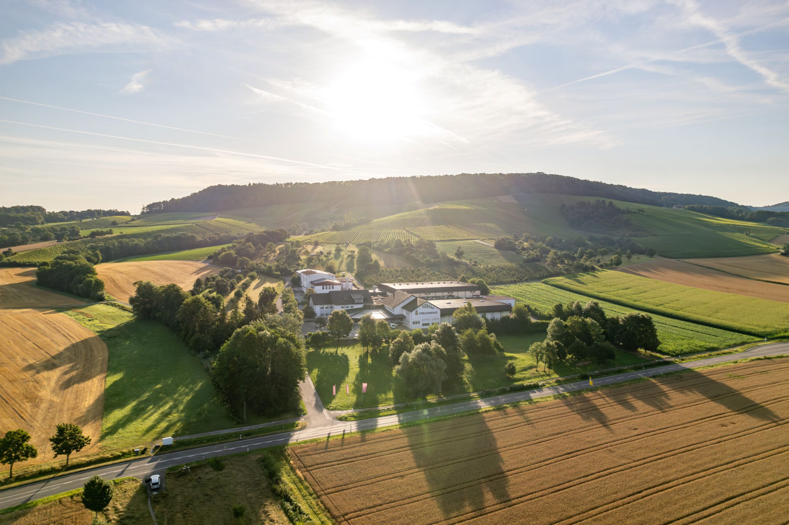 Weinkellerei Fürstenfass von oben