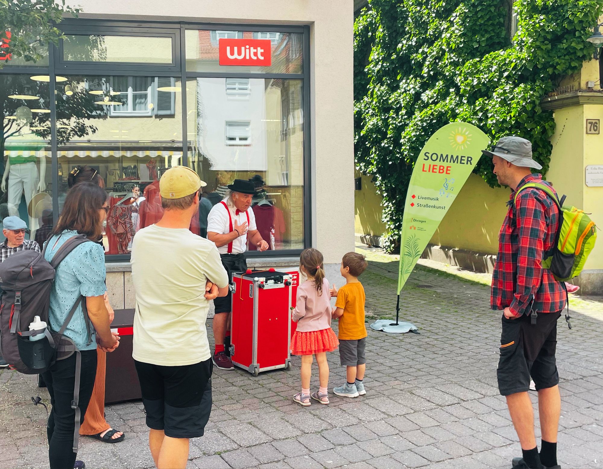 Blick durch die Marktstraße in Öhringen
