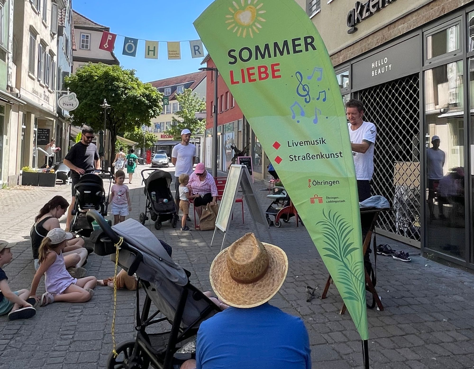 Blick durch die Marktstraße in Öhringen